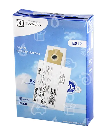 sáčky z mikrovlákna ELECTROLUX, ES 17, balení 5 ks sáčků